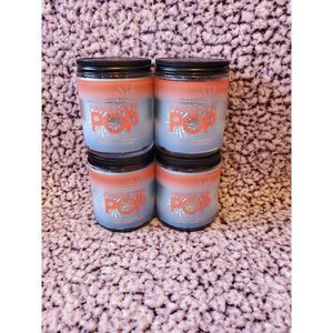 Bath and Body Works Firecracker Pop Fragrance Single Wick Candle Set of 4